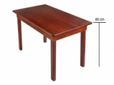 mesa madeira maçiça 160x80x80alt.